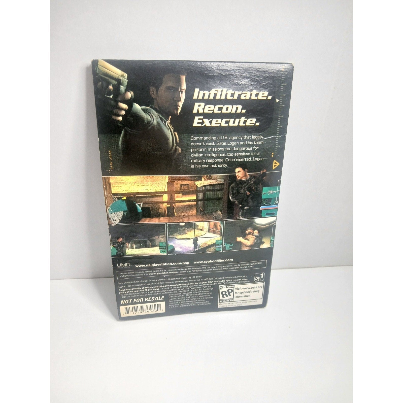 ✅ SONY PSP SYPHON FILTER DARK MIRROR DEMO NOT FOR RESALE TESTED WORKING ✅