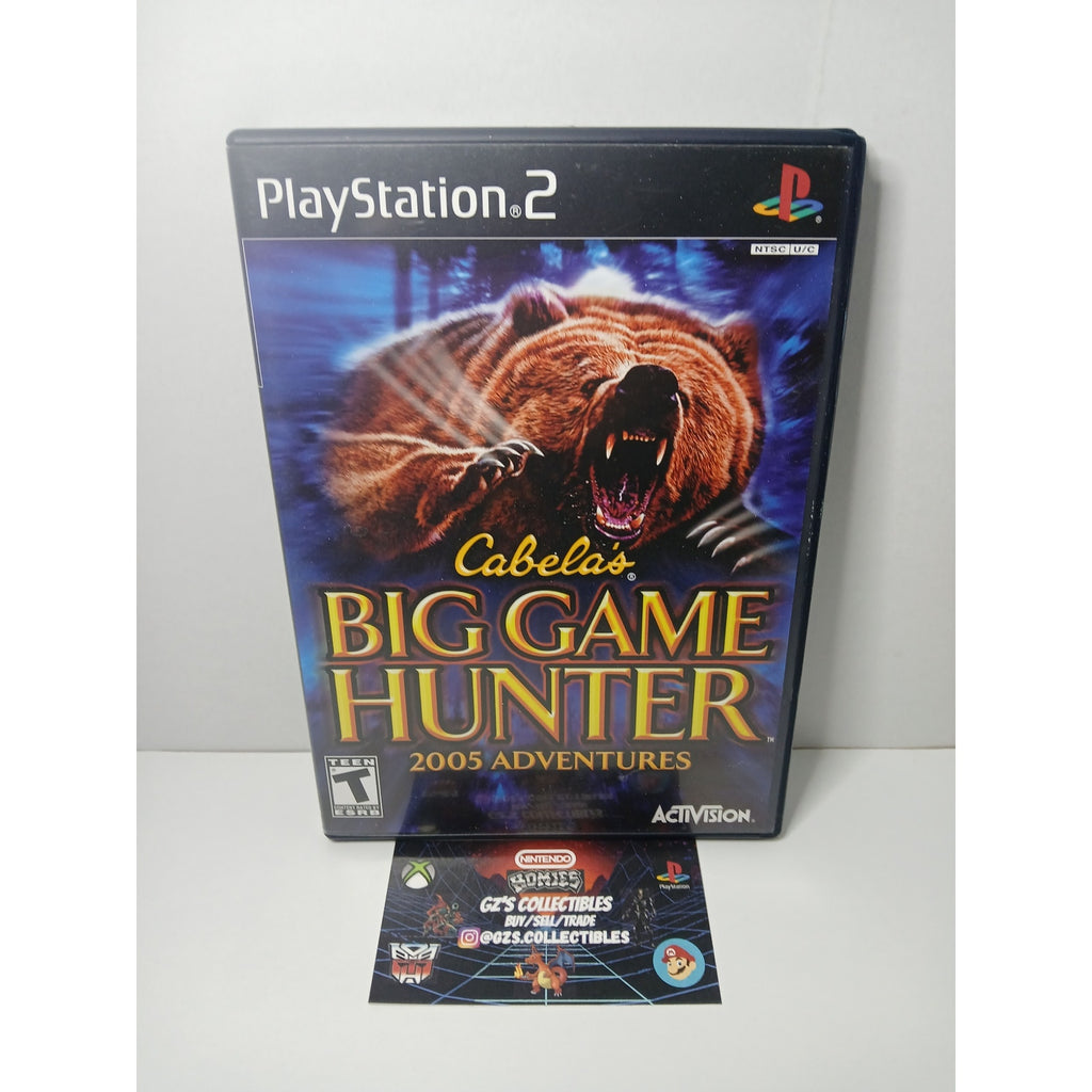 CABELA'S BIG GAME HUNTER 2005 BLACK LABEL CIB SONY PS2 TESTED WORKING