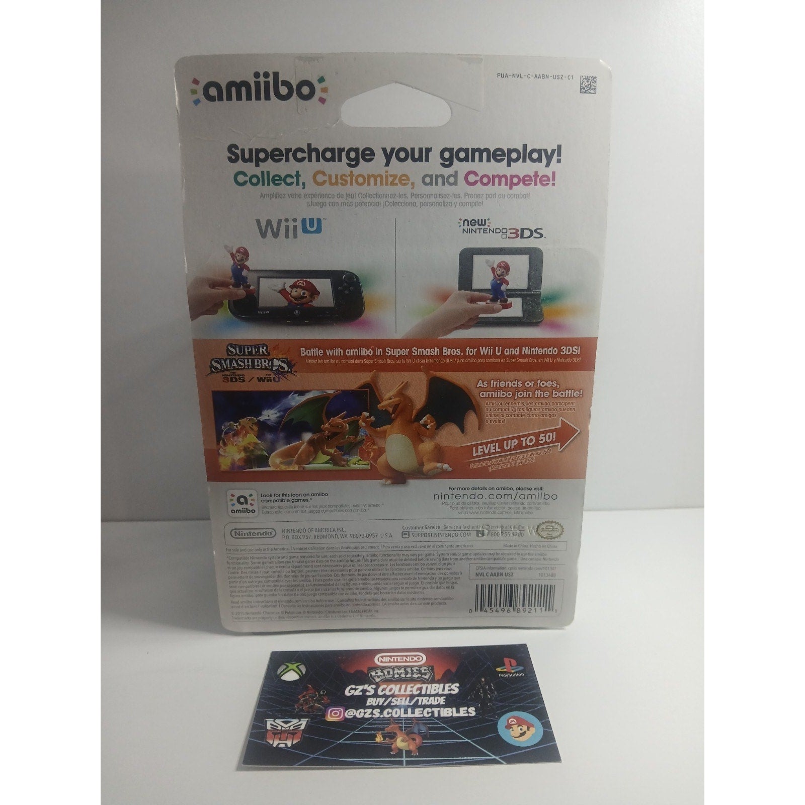 ✅ NINTENDO AMIIBO SUPER SMASH BROS CHARIZARD (POKEMON) NEW SEALED