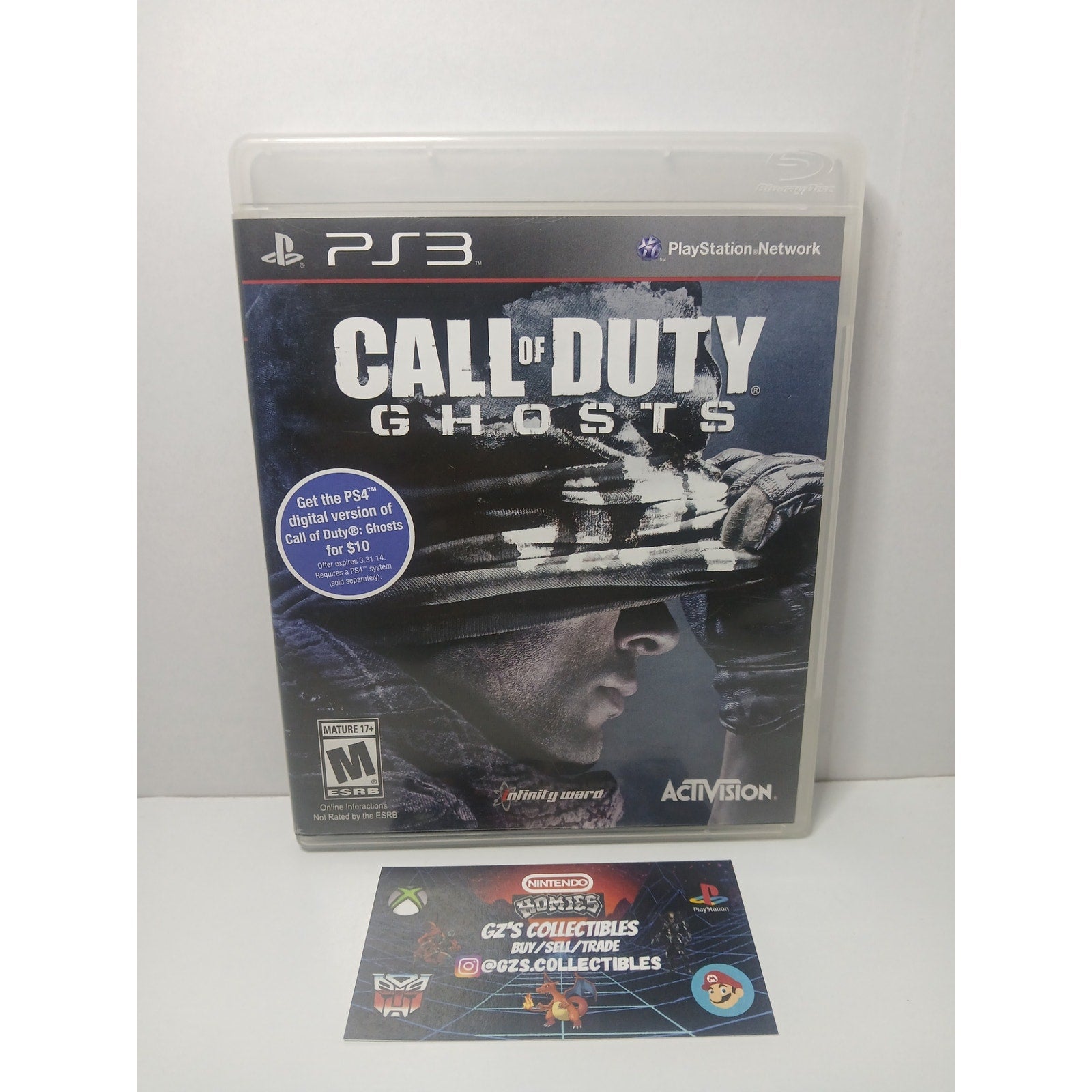 CALL OF DUTY GHOSTS CIB SONY PS3 TESTED WORKING