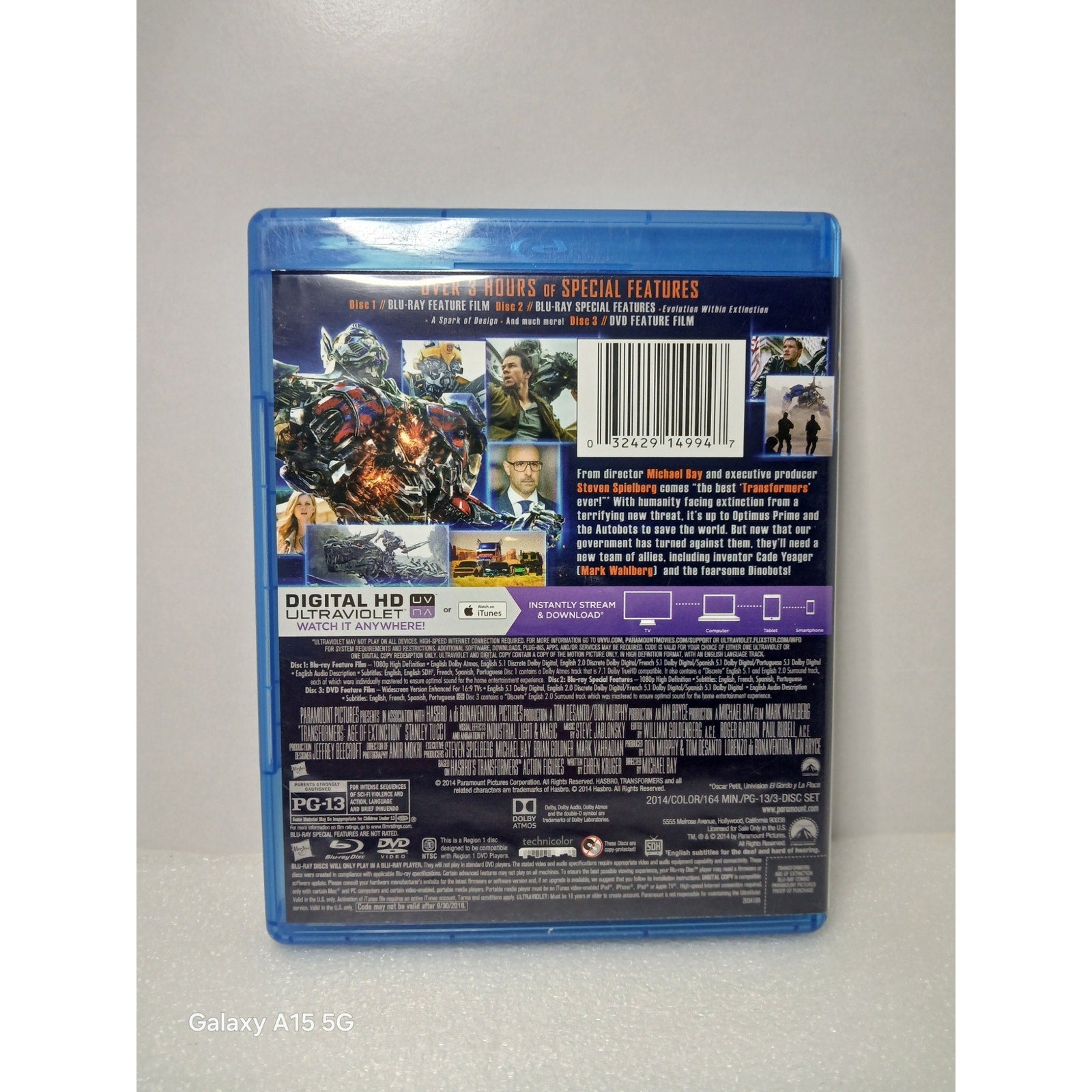 TRANSFORMERS AGE OF EXTINCTION + REVENGE OF THE FALLEN BLU RAY/DVD MOVIES TESTED