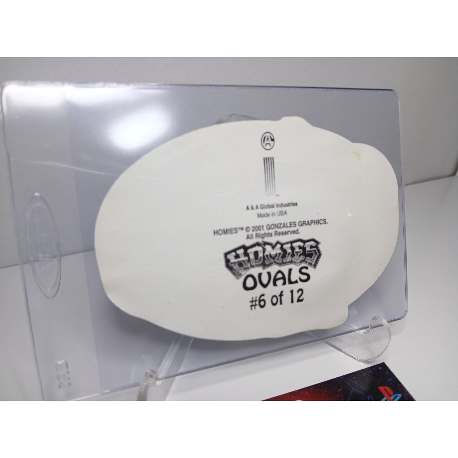 VINTAGE 2001 K PASA OVALS HOMIES GONZALES GRAPHICS HOLOGRAPHIC STICKER
