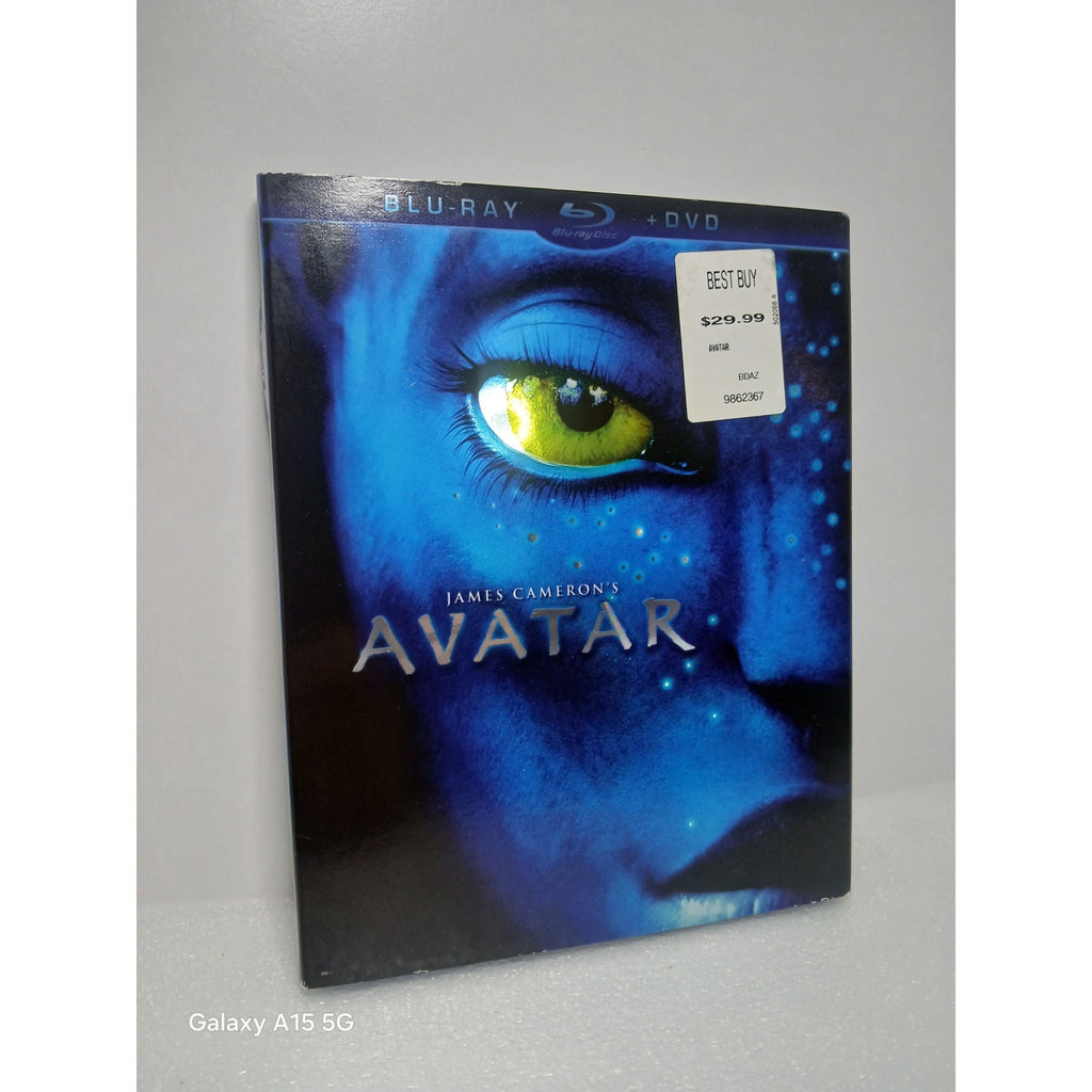 JAMES CAMERON AVATAR CIB W/ SLEEVE BLU RAY/DVD MOVIE CLEANED TESTED WORKING