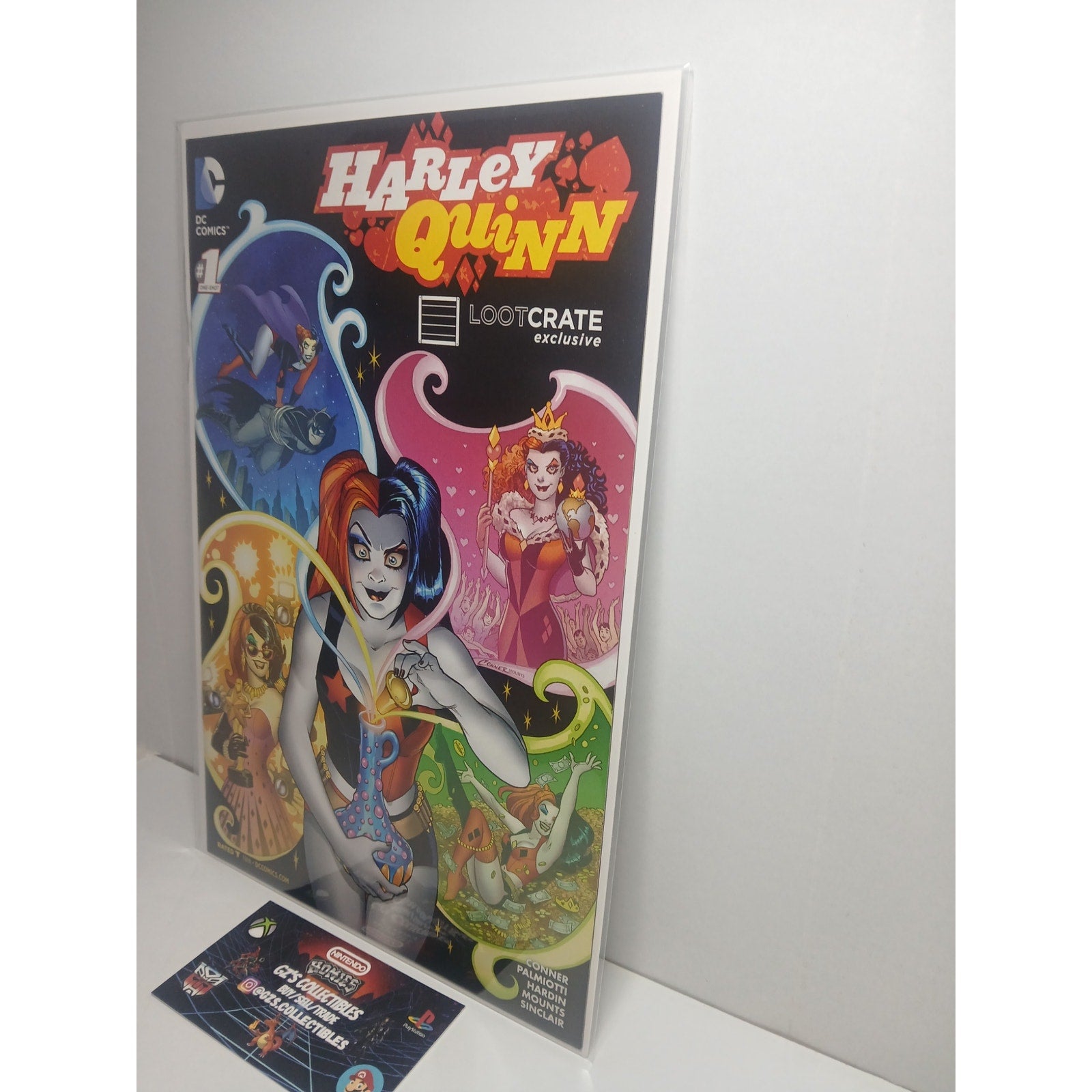 HARLEY QUINN #1 LOOT CRATE EXCLUSIVE DC COMICS NEW BAG/BOARD