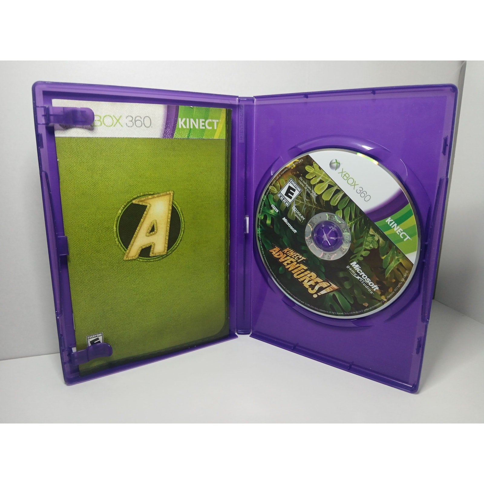KINECT ADVENTURES CIB ALL INSERTS XBOX 360 GAME TESTED WORKING