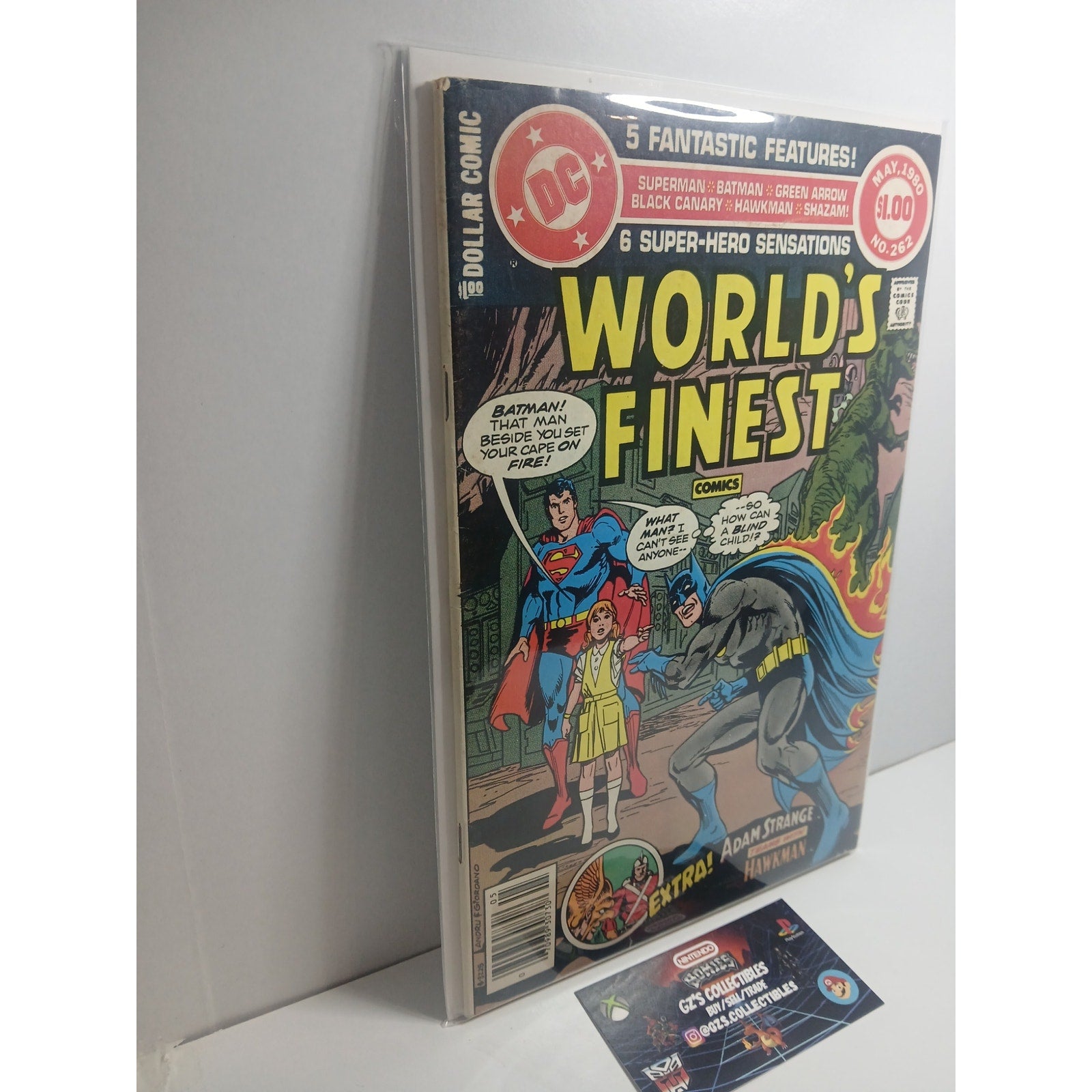 WORLD'S FINEST #262 BATMAN SUPERMAN 1980 DC COMICS NEW BAG/BOARD