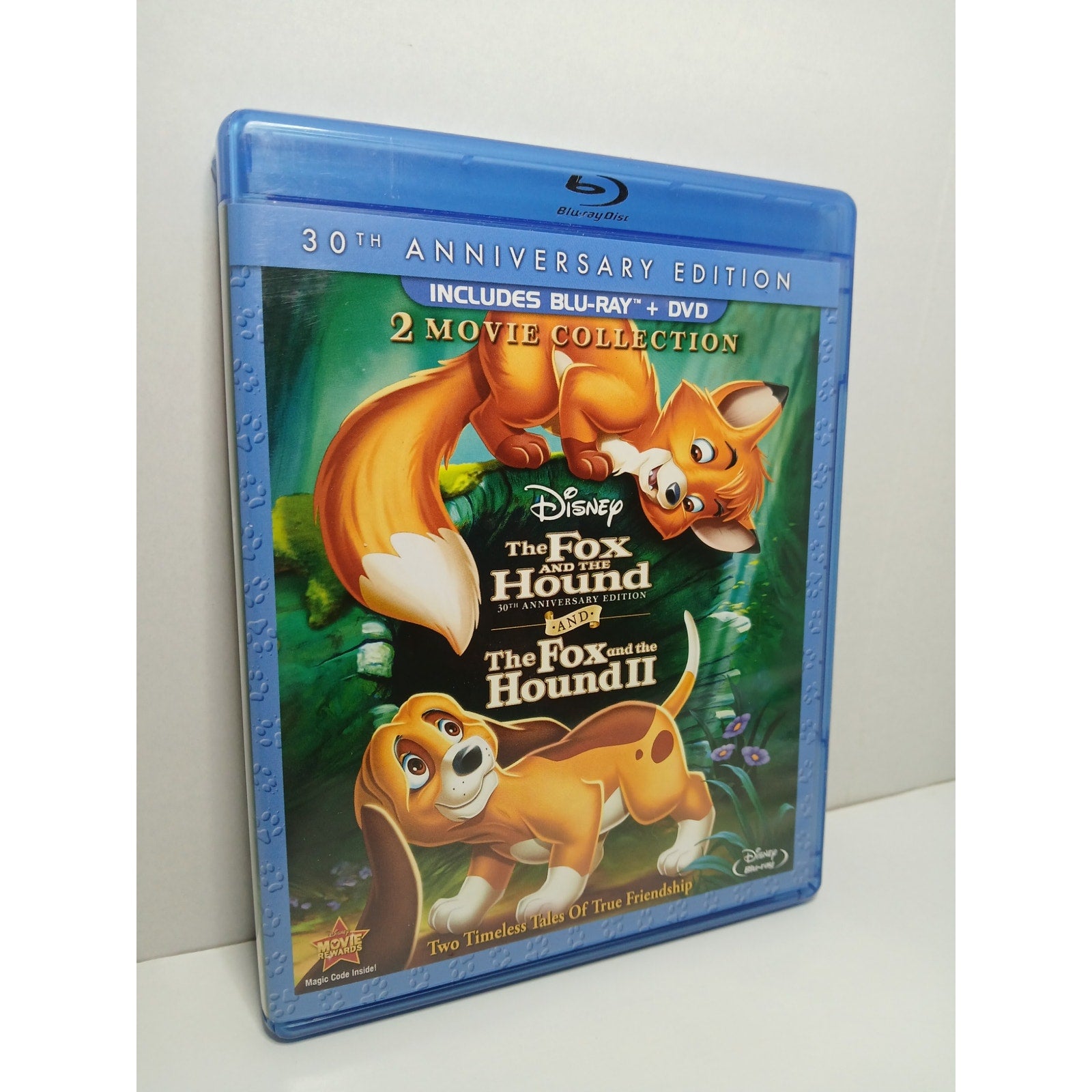 DISNEY THE FOX AND THE HOUND 1+2 BLU RAY/DVD MOVIES CLEANED* TESTED WORKING