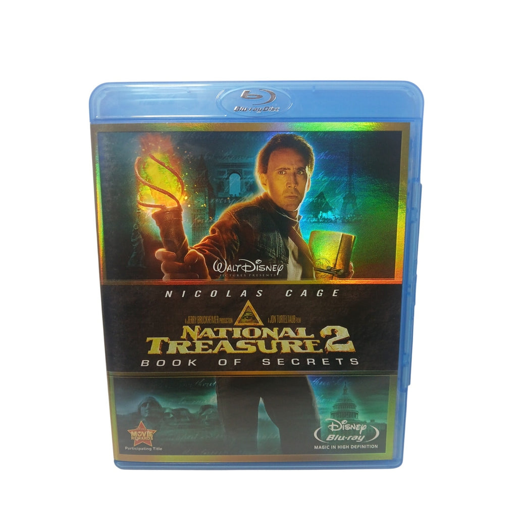 NATIONAL TREASURE 2 BOOK OF SECRETS BLU RAY MOVIE CLEANED* TESTED WORKING