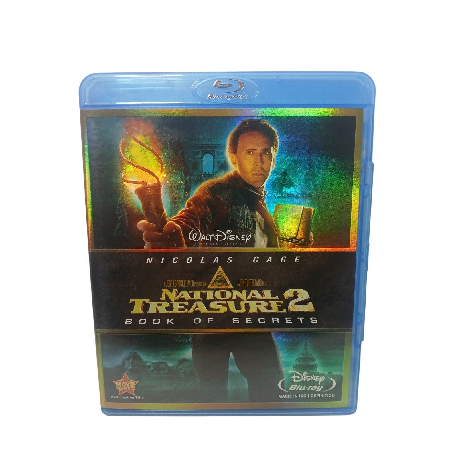 NATIONAL TREASURE 2 BOOK OF SECRETS BLU RAY MOVIE CLEANED* TESTED WORKING