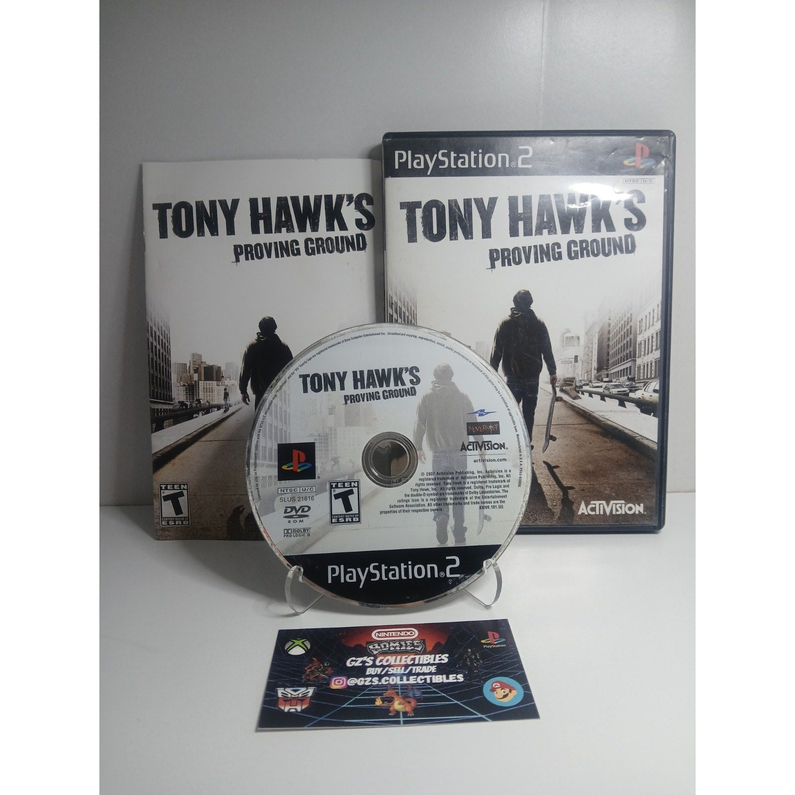 ✅ SONY PS2 TONY HAWKS PROVING GROUND SKATEBOARDING CIB TESTED WORKING