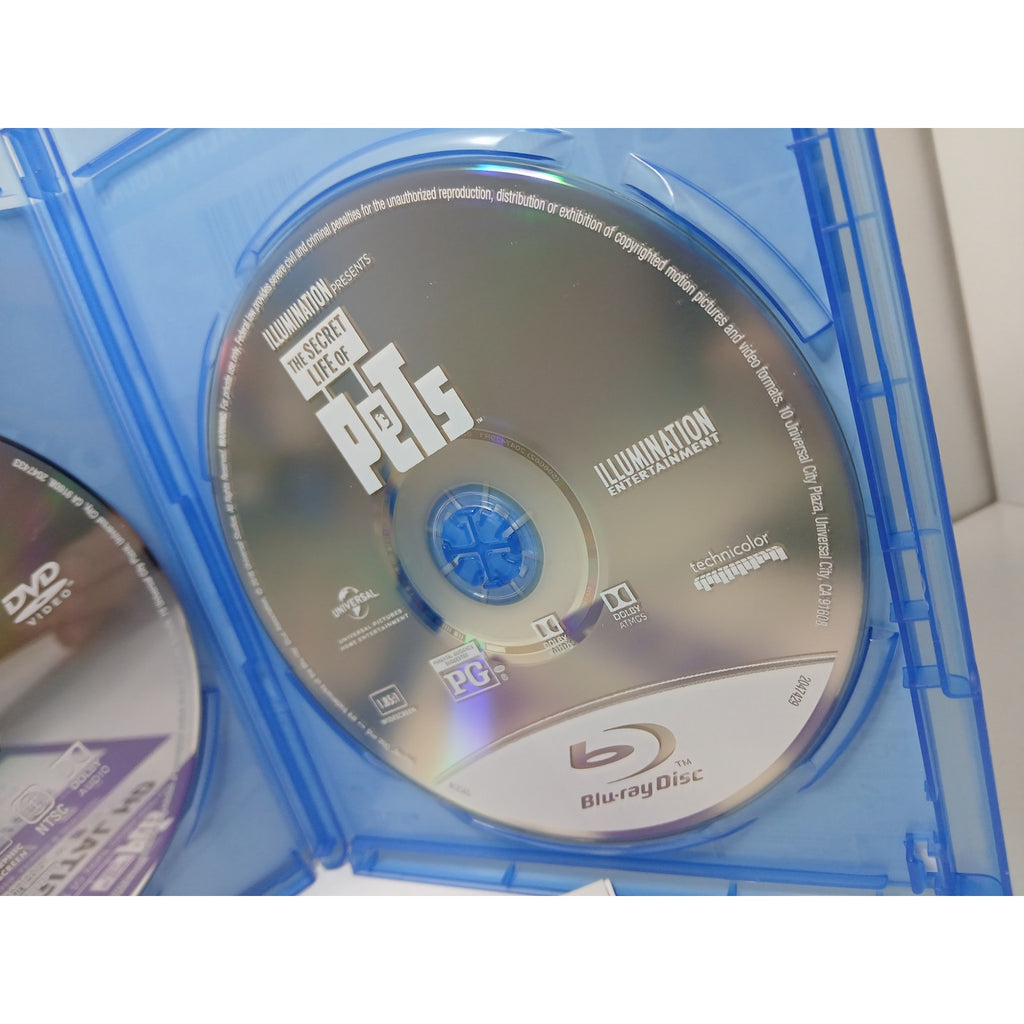 THE SECRET LIFE OF PETS BLU RAY/DVD/DIGITAL MOVIE CLEANED TESTED WORKING