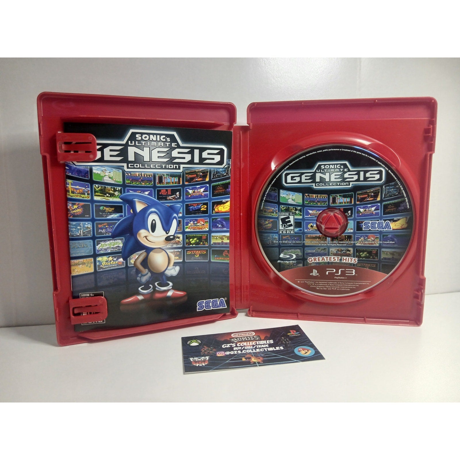 SONY PS3 SONIC ULTIMATE GENESIS COLLECTION GAME CIB TESTED WORKING