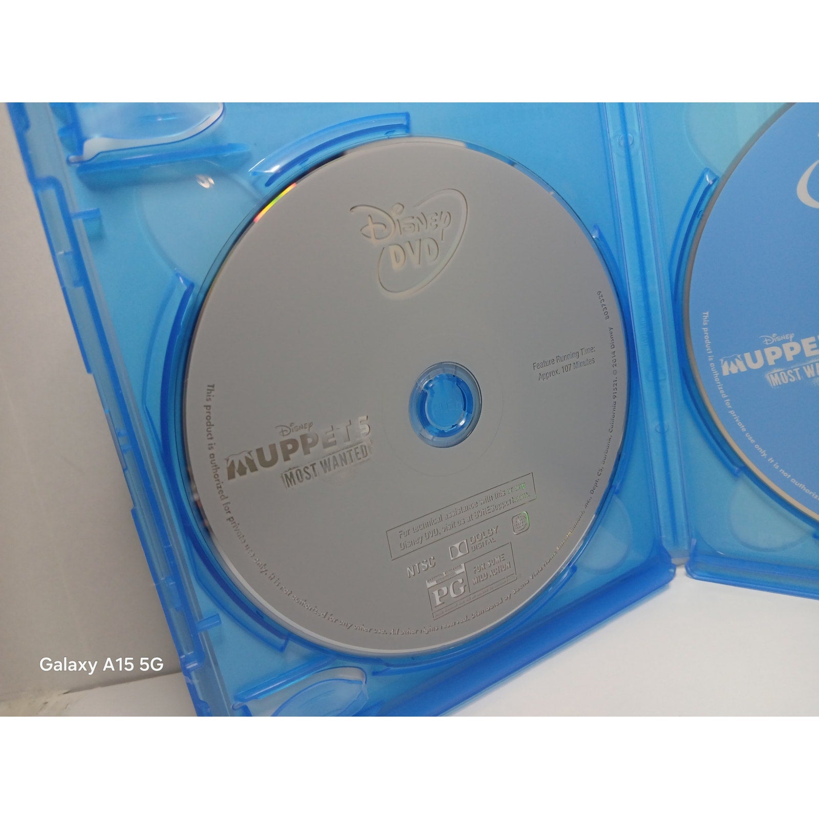 DISNEY MUPPETS MOST WANTED BLU RAY/DVD MOVIE CLEANED* TESTED WORKING
