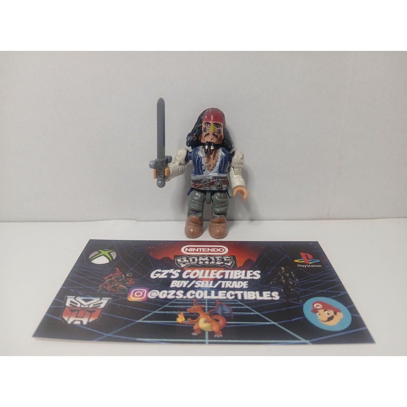 CAPTAIN JACK SPARROW TRIBE MEGABLOKS MEGACONSTRUX FIGURE