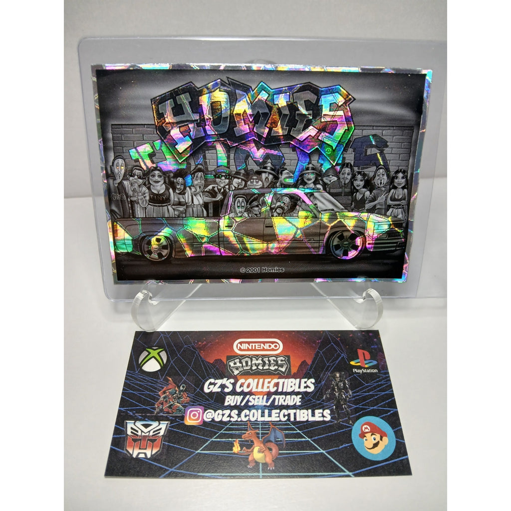 TRUCK LOW VINTAGE 2001 SERIES 2 HOMIES GONZALES GRAPHICS HOLOGRAPHIC STICKER