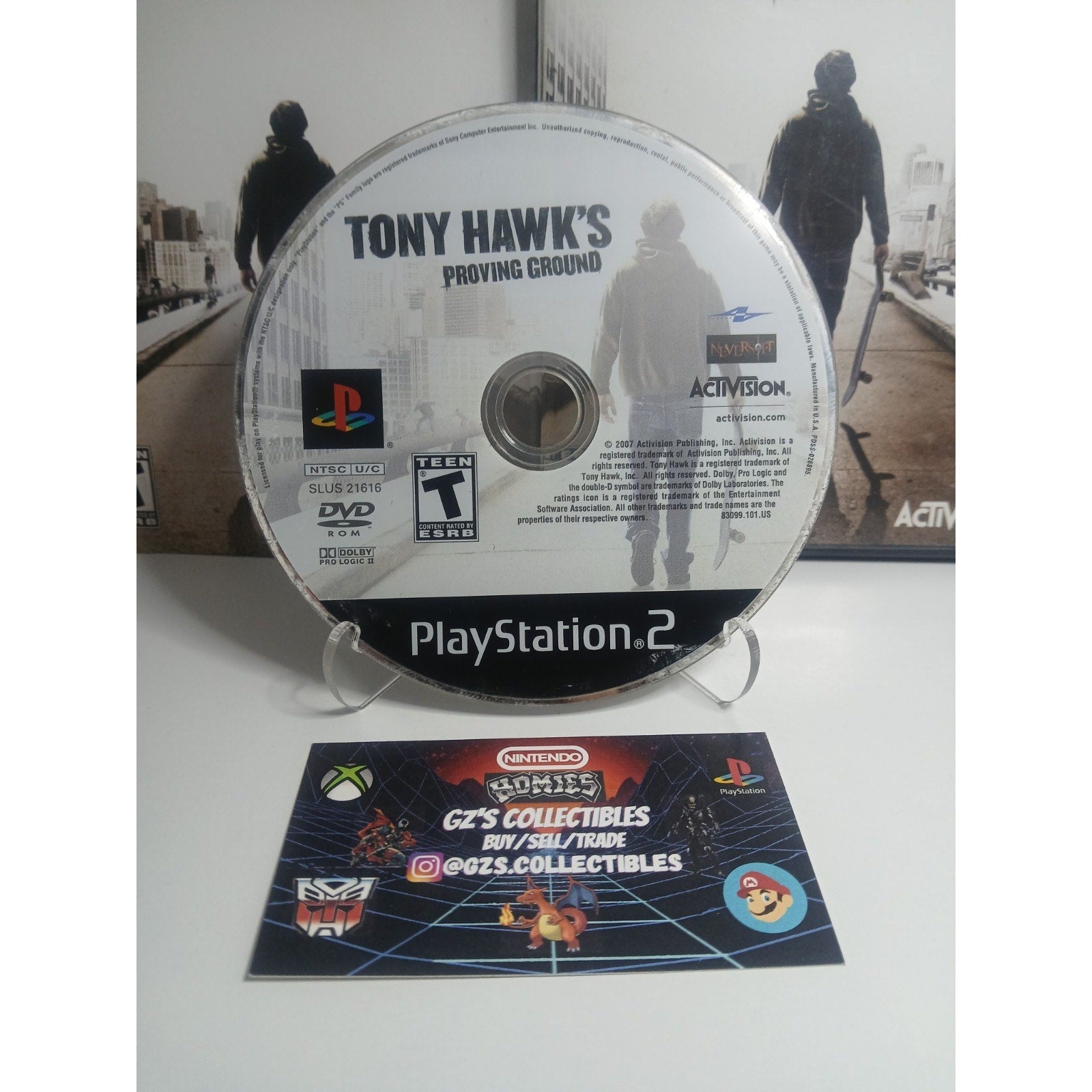 ✅ SONY PS2 TONY HAWKS PROVING GROUND SKATEBOARDING CIB TESTED WORKING