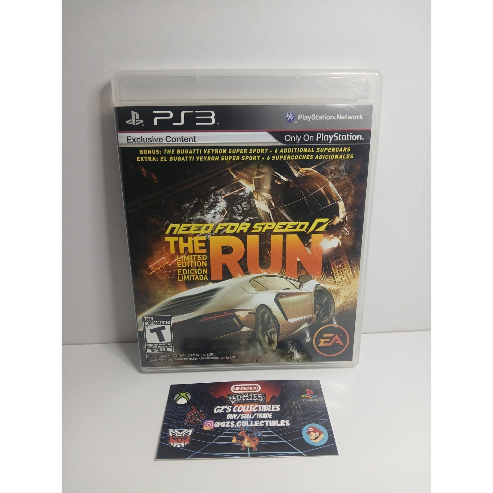 SONY PS3 NEED FOR SPEED THE RUN LIMITED EDITION CIB TESTED WORKING
