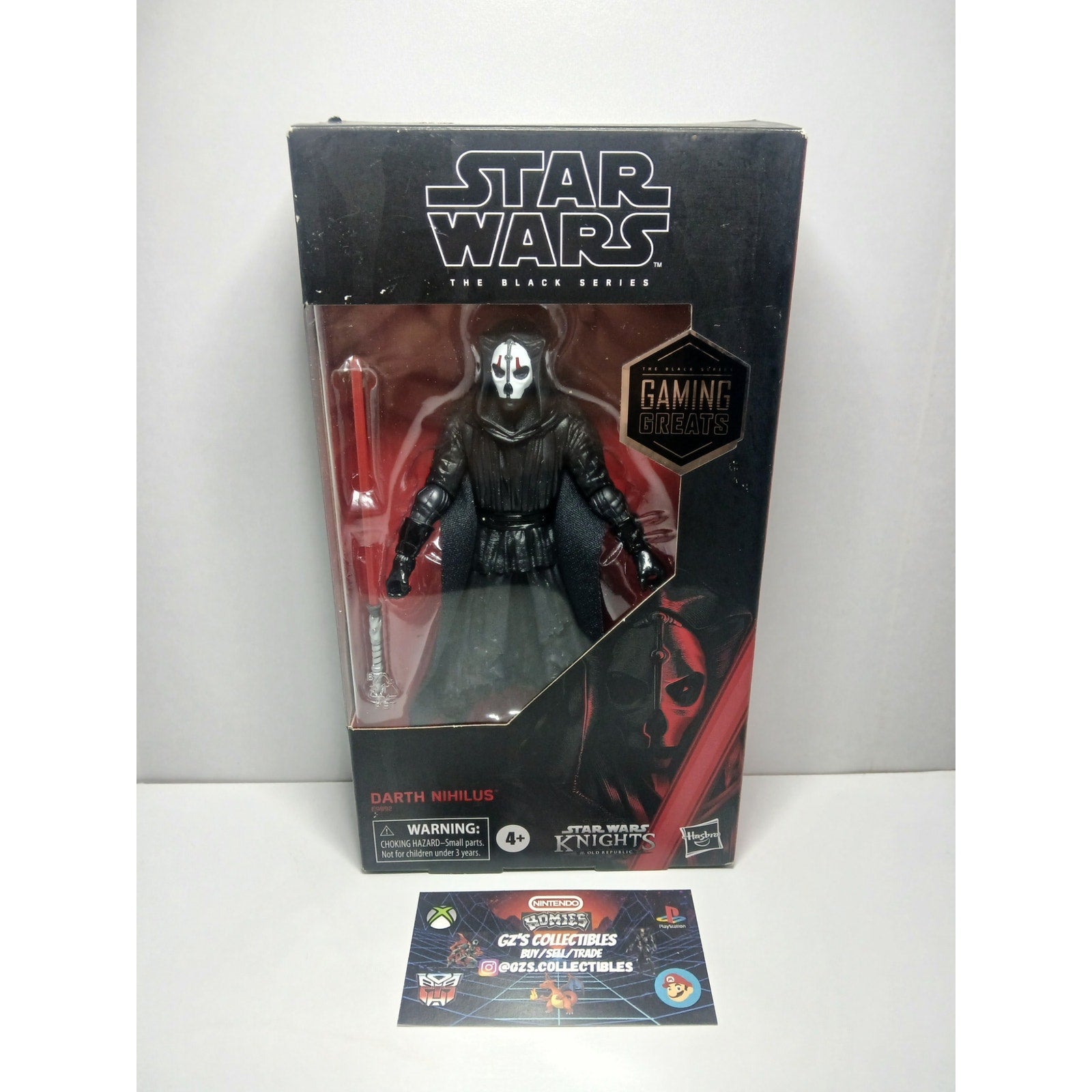 STAR WARS THE BLACK SERIES DARTH NIHILUS NIB CIB (OPEN)