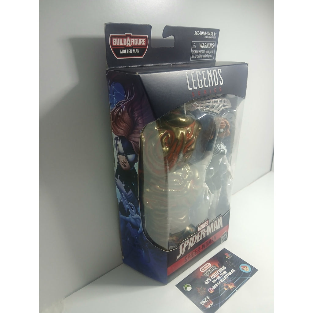 SPIDER WOMAN SPIDER MAN BAF MARVEL LEGENDS NIB CIB (OPEN)