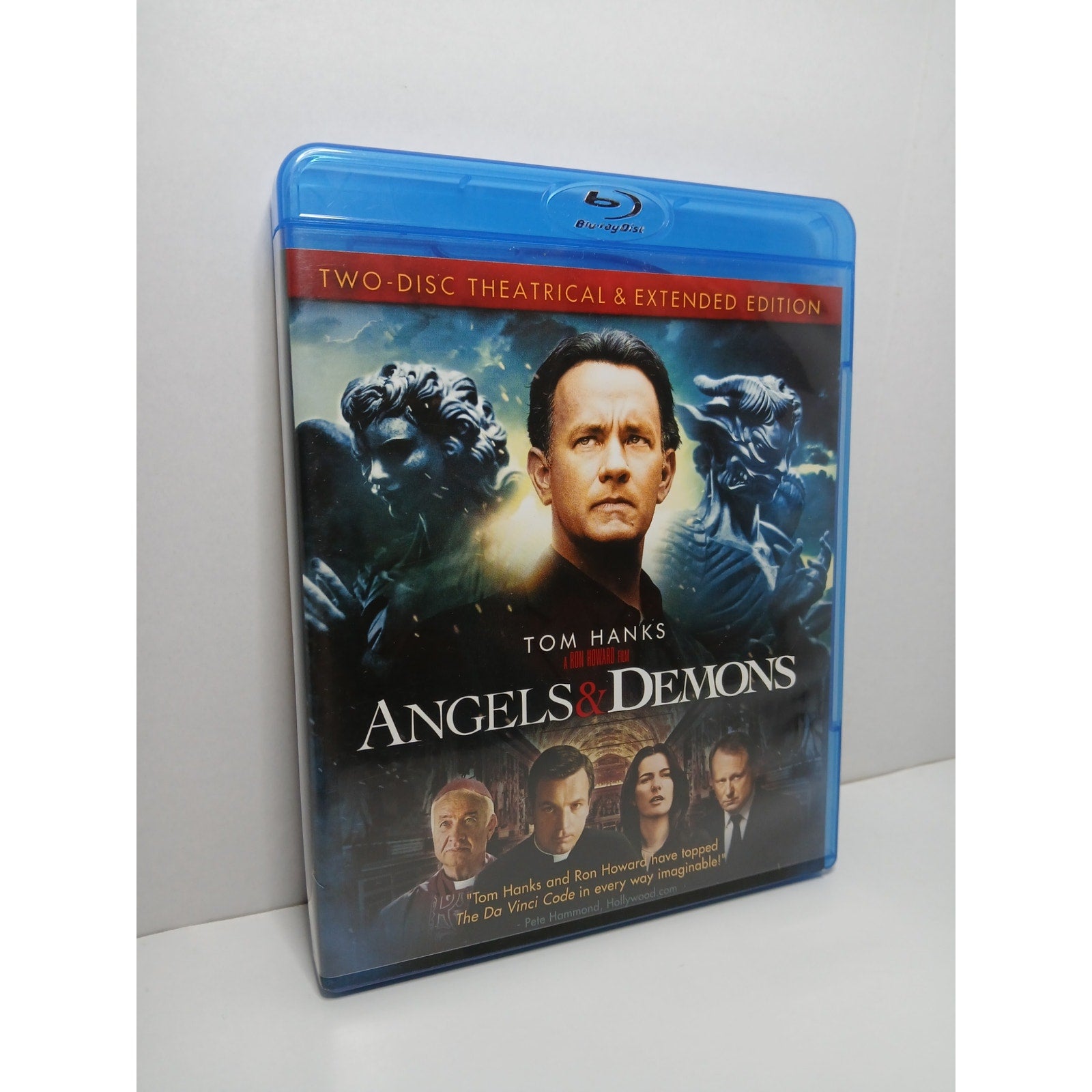 ANGELS AND DEMONS TOM HANKS 3 DISC BLU RAY/DIGITAL MOVIE CLEANED* TESTED WORKING