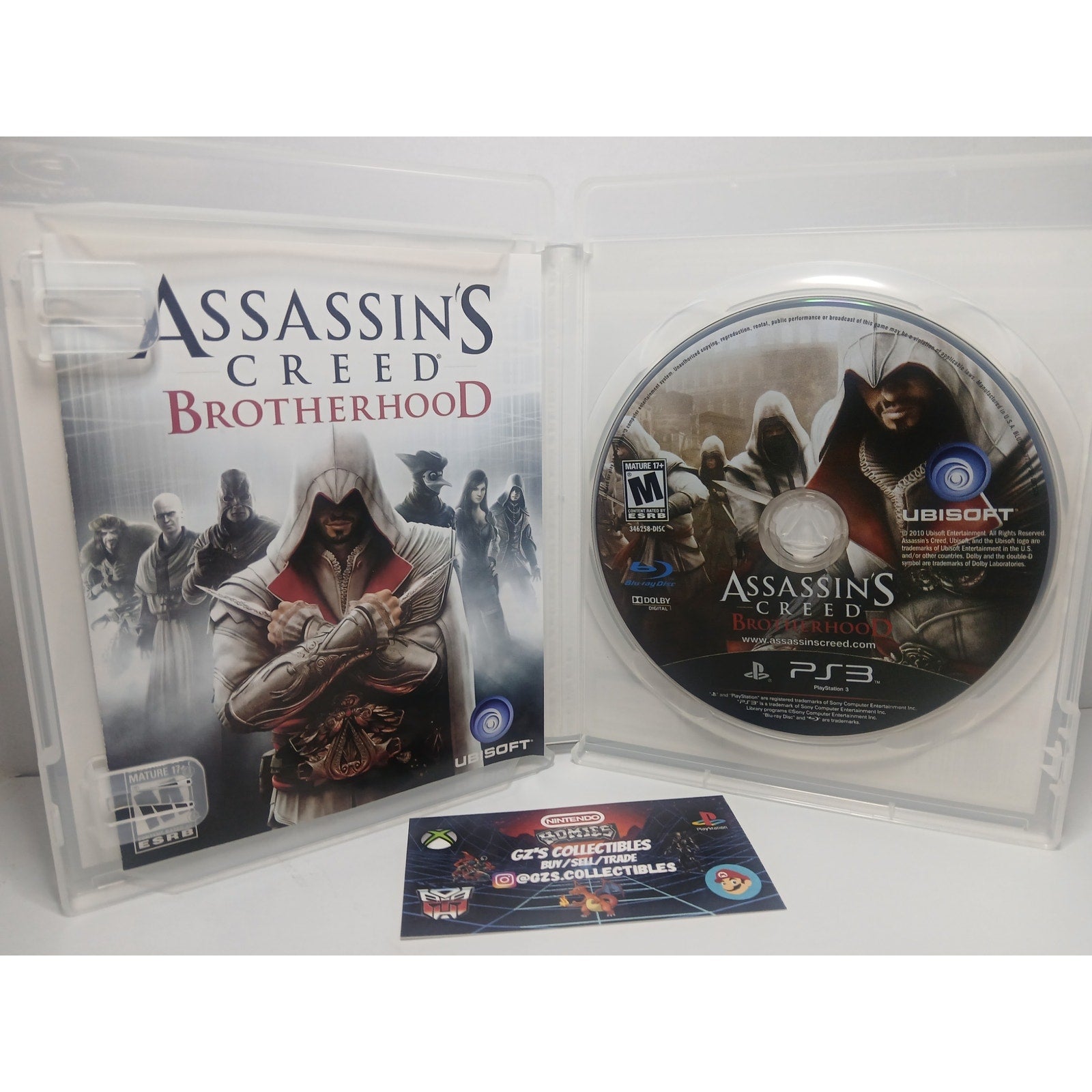 ASSASSIN'S CREED BROTHERHOOD CIB MINT SONY PS3 TESTED WORKING