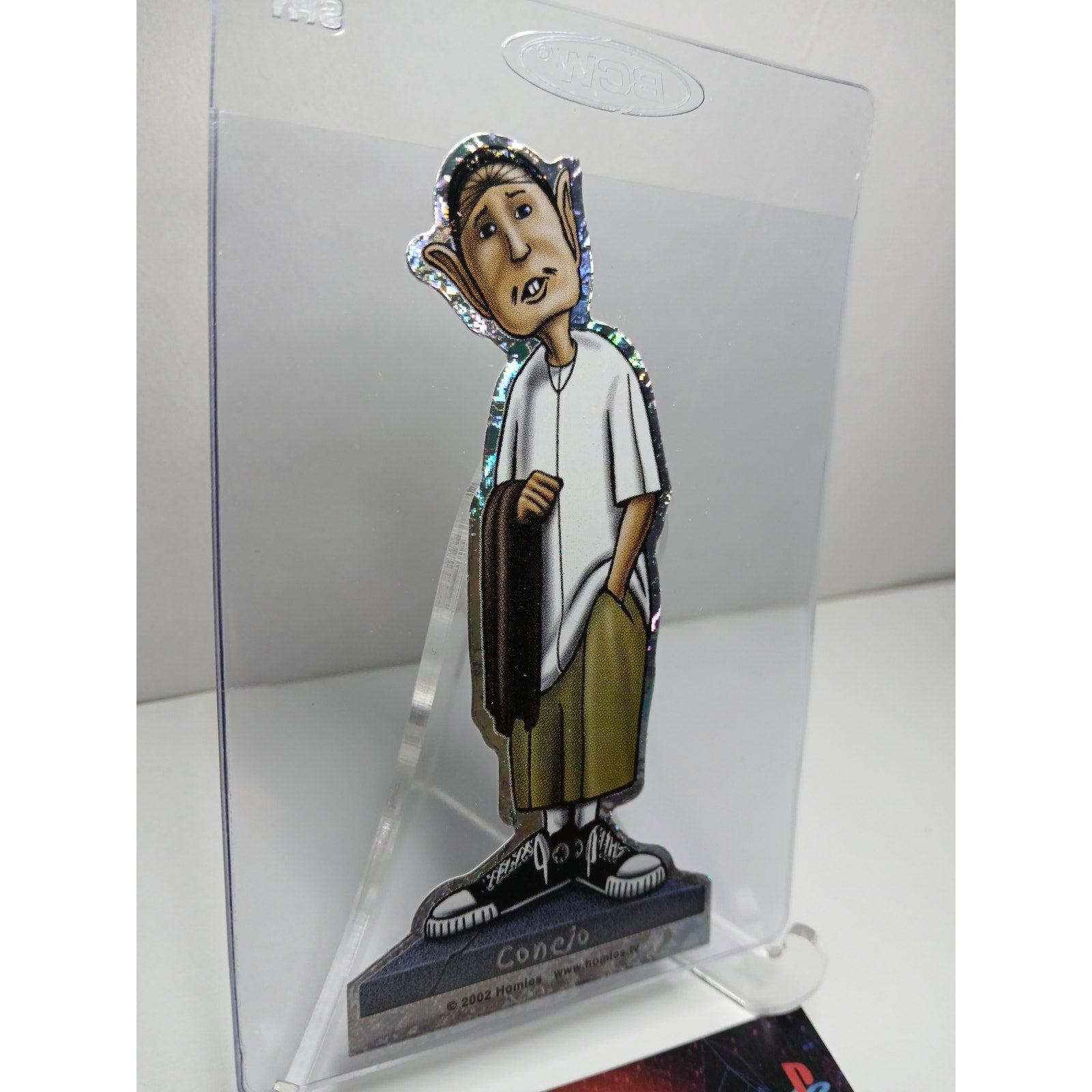 VINTAGE 2002 CONEJO DIECUT HOMIES GONZALES GRAPHICS HOLOGRAPHIC STICKER