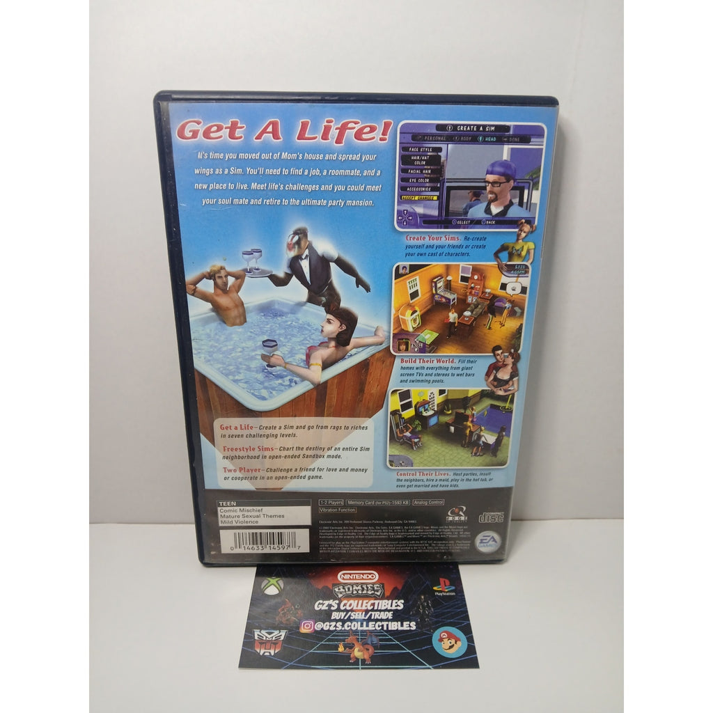 THE SIMS BLACK LABEL CIB SONY PS2 TESTED WORKING