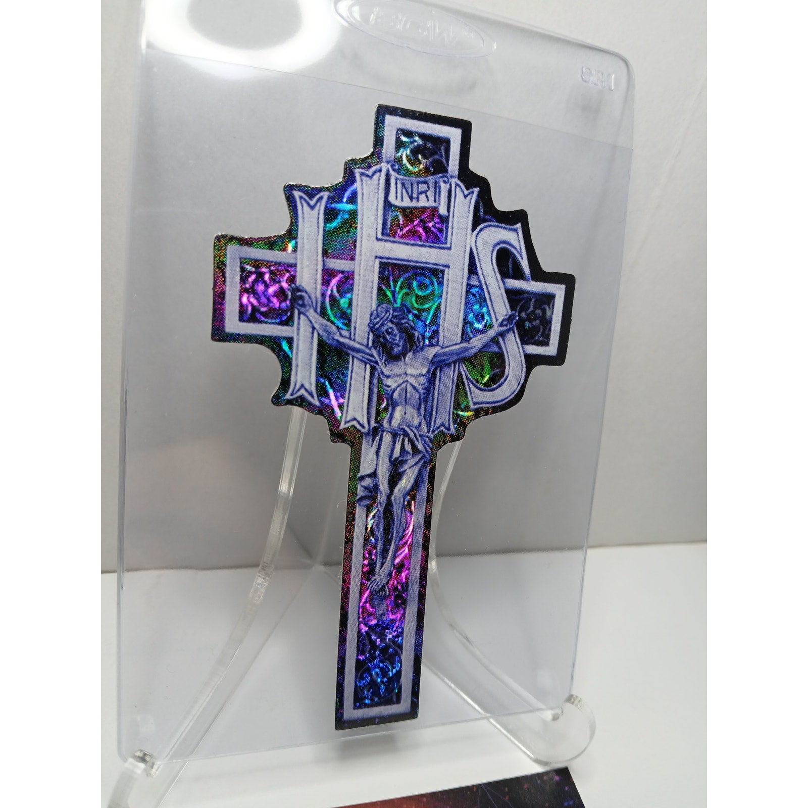 2001 VINTAGE CROSS HOMIES GONZALES GRAPHICS HOLOGRAPHIC STICKER DECAL