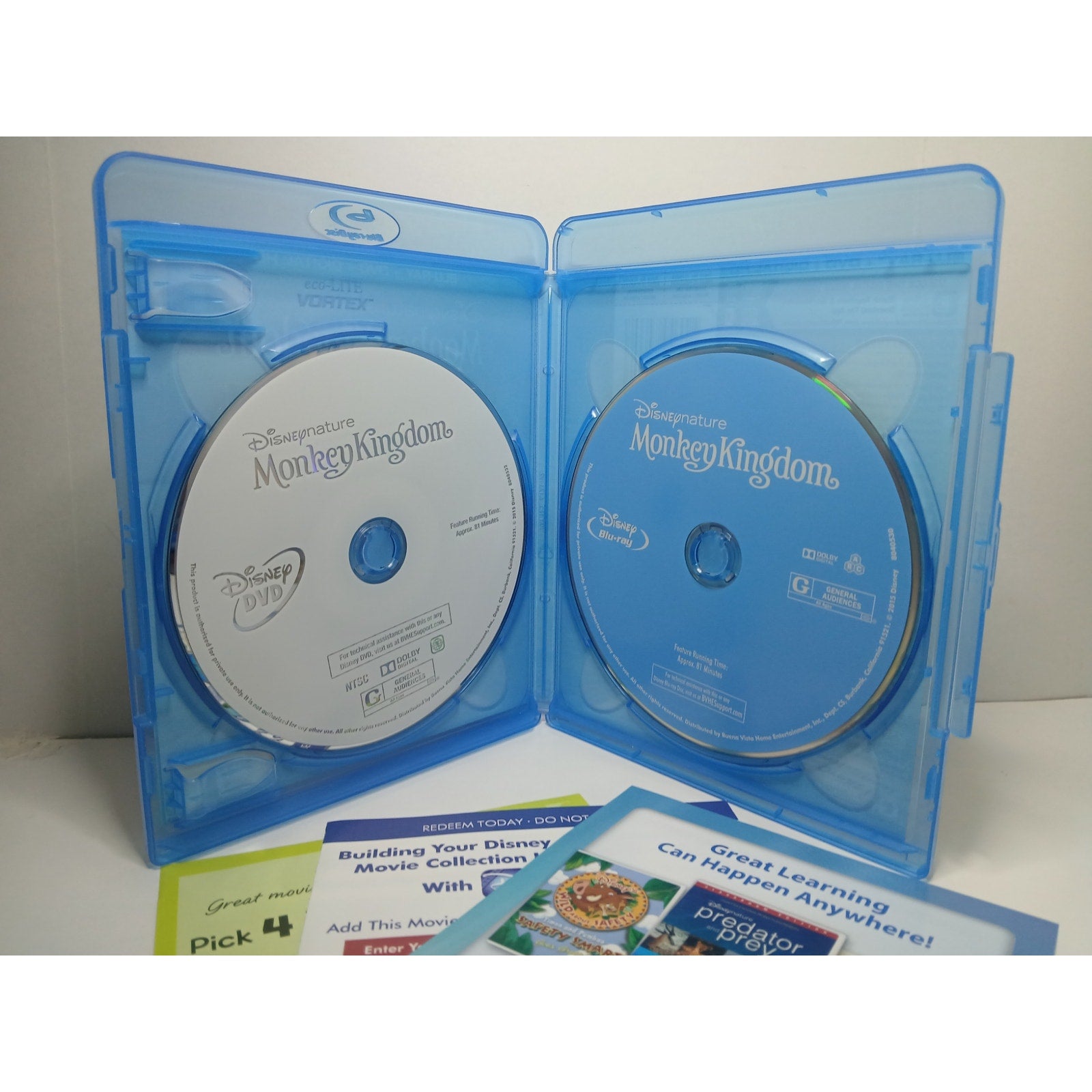 DISNEY NATURE OCEANS CHINA BEARS MONKEY BLU RAY MOVIES CLEANED TESTED WORKING