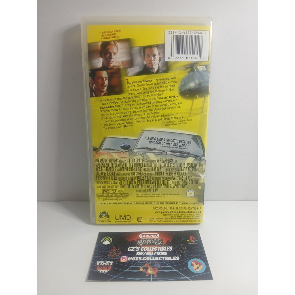✅ SONY PSP THE ITALIAN JOB UMD MOVIE CIB TESTED WORKING MINT
