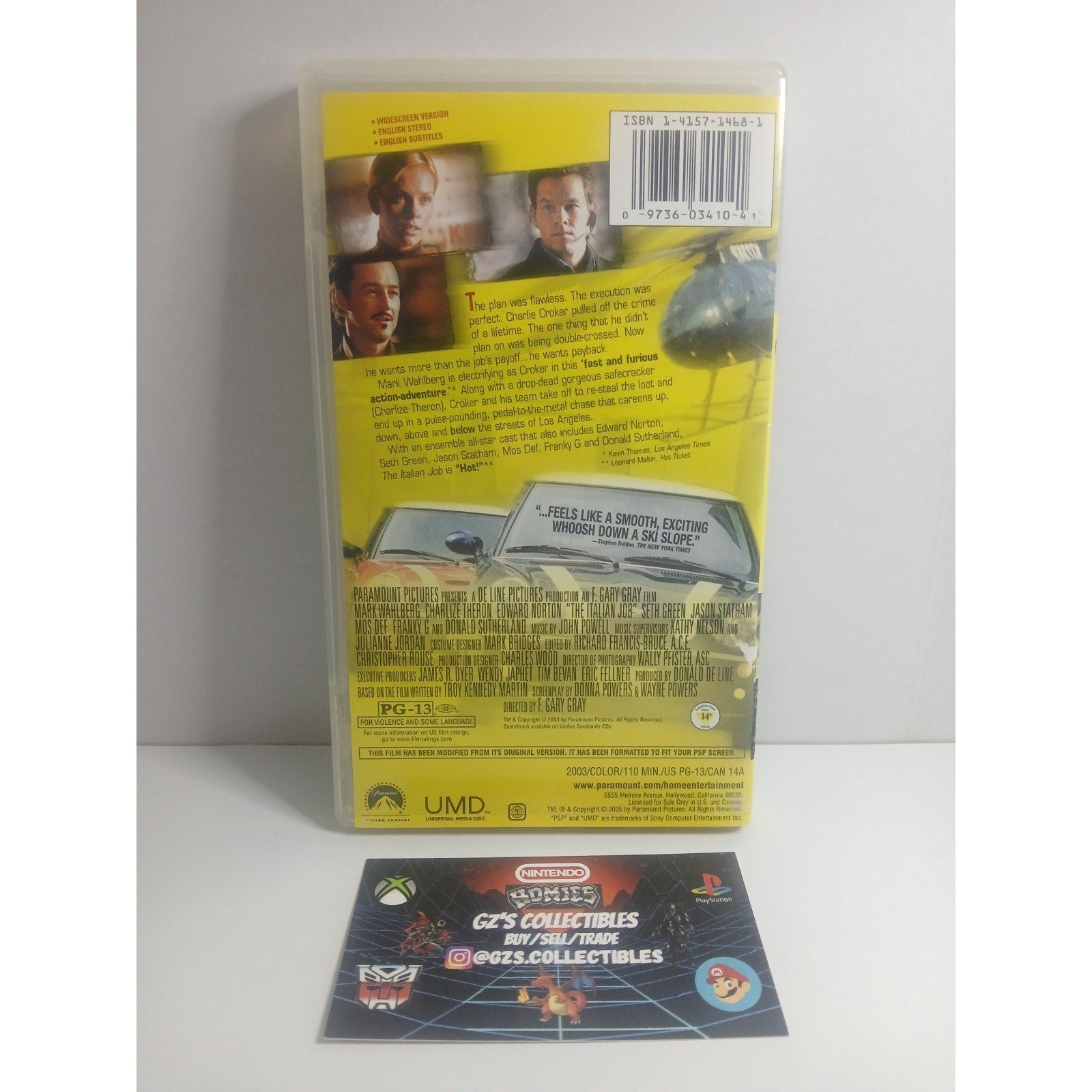 ✅ SONY PSP THE ITALIAN JOB UMD MOVIE CIB TESTED WORKING MINT