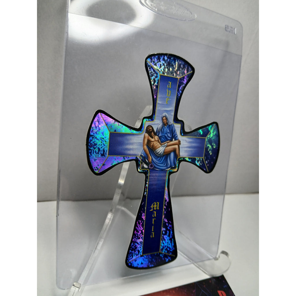 VINTAGE 2001 CROSS HOMIES GONZALES GRAPHICS HOLOGRAPHIC STICKER DECAL
