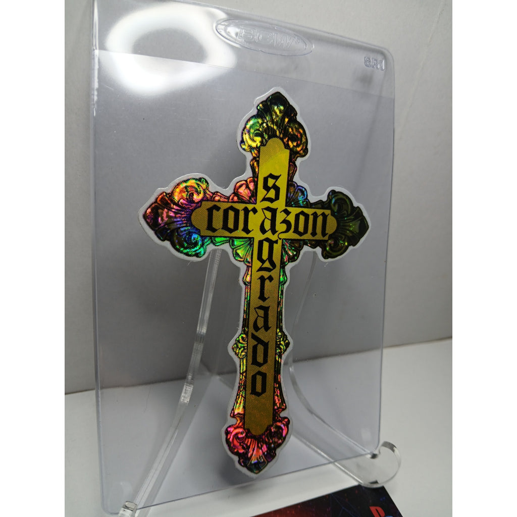 2001 VINTAGE CROSS HOMIES GONZALES GRAPHICS HOLOGRAPHIC STICKER DECAL