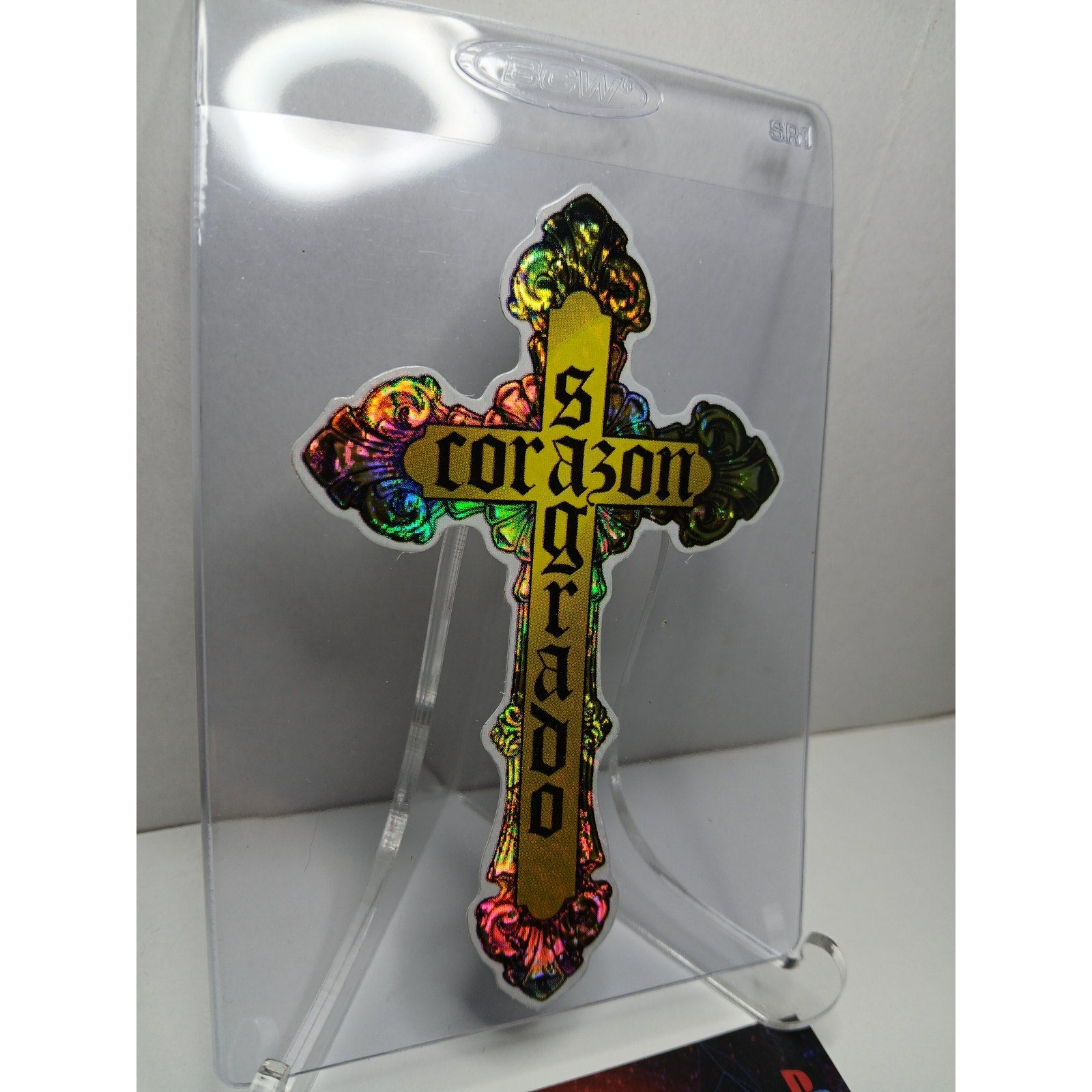 2001 VINTAGE CROSS HOMIES GONZALES GRAPHICS HOLOGRAPHIC STICKER DECAL