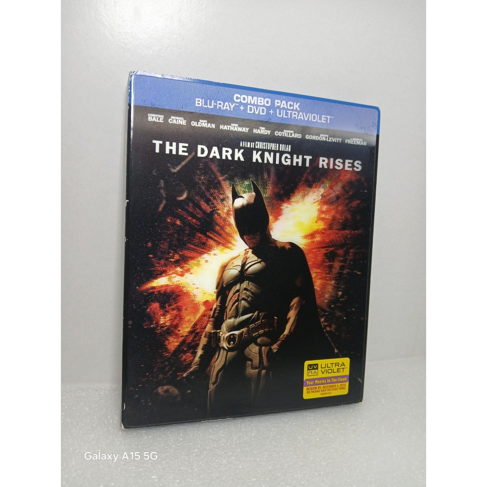 BATMAN THE DARK KNIGHT RISES CIB BLU RAY/DVD/ULTRA VIOLET MOVIE CLEANED TESTED