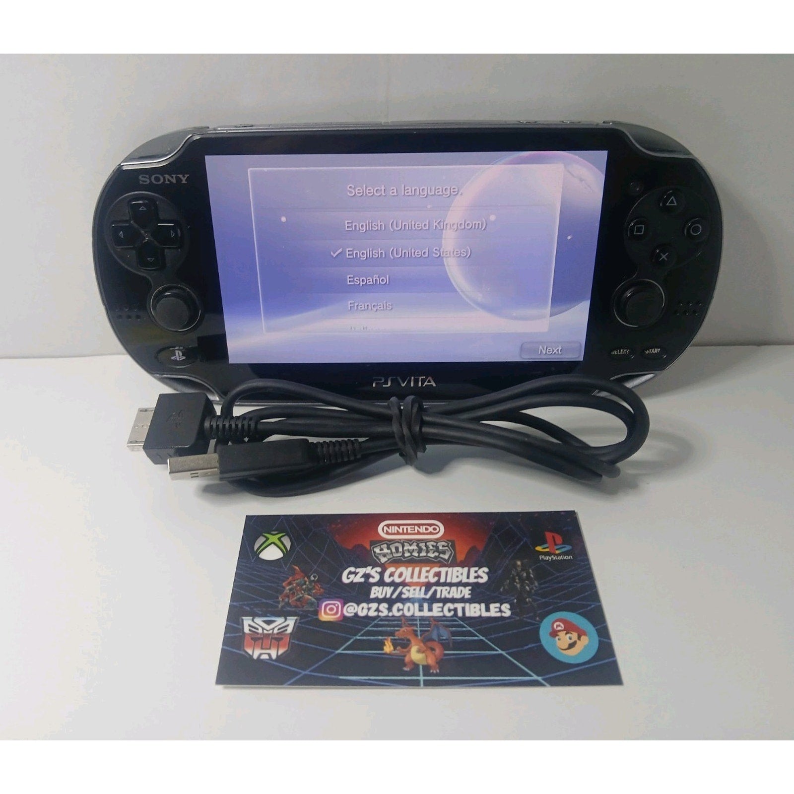 SONY PS VITA 1001 OLED USA 🇺🇸 HANDHELD CONSOLE TESTED WORKING