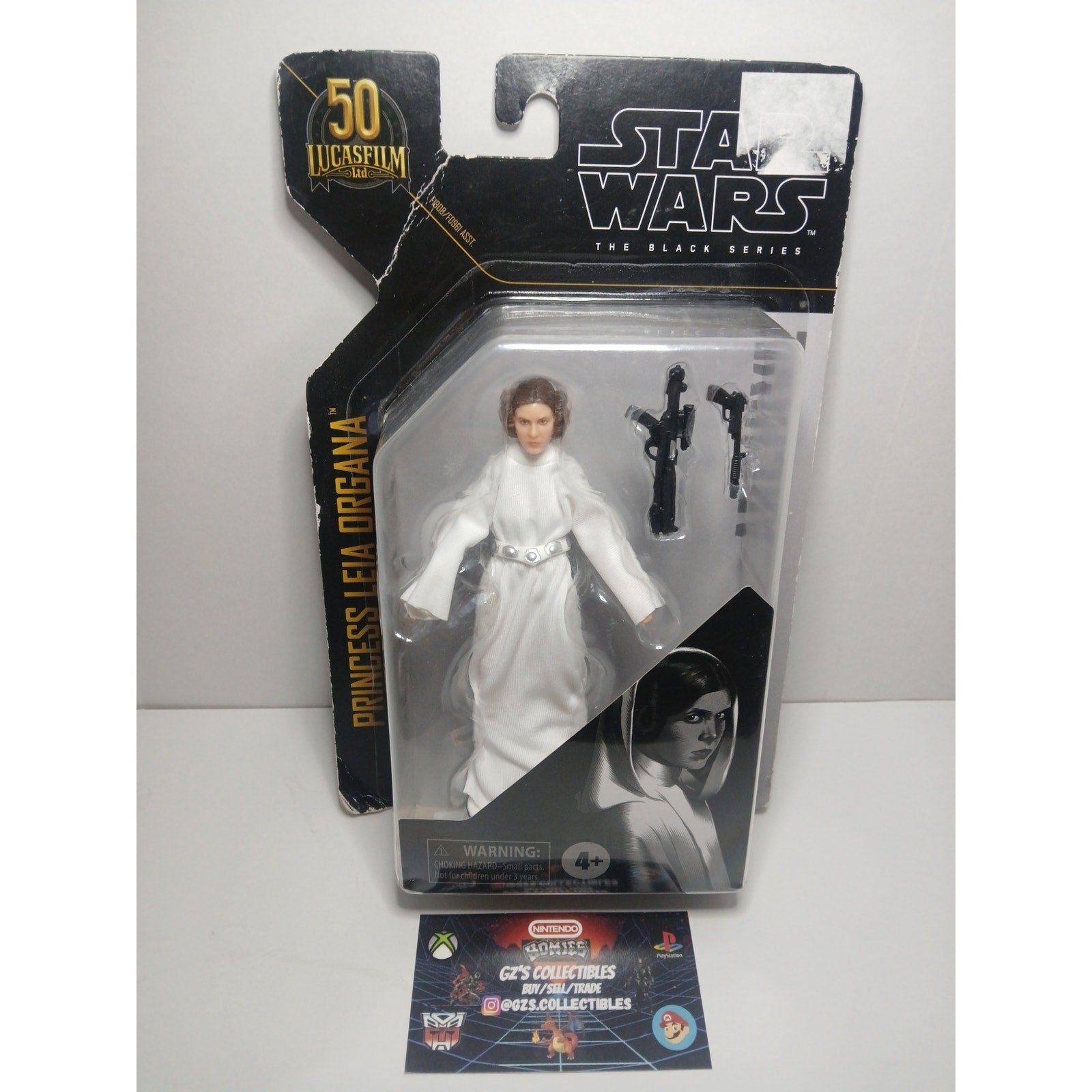 STAR WARS THE BLACK SERIES PRINCESS LEIA LUCAS 50TH NEW
