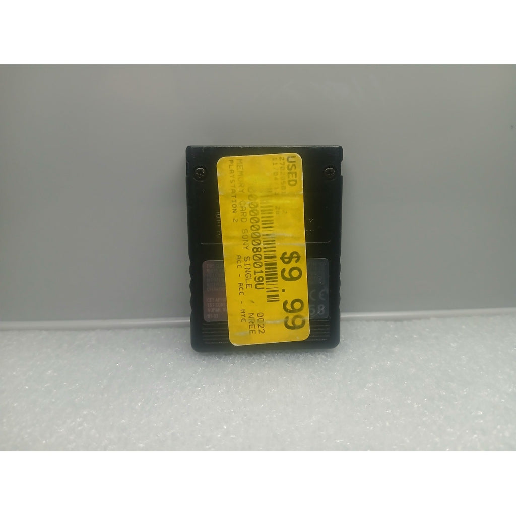 SONY PS2 OG BLACK MAGIC GATE 8MB MEMORY CARD OEM GENUINE TESTED