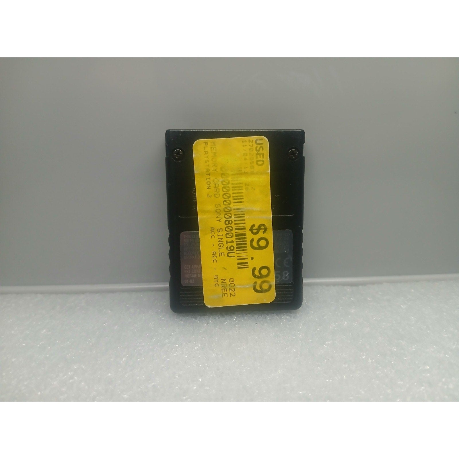 SONY PS2 OG BLACK MAGIC GATE 8MB MEMORY CARD OEM GENUINE TESTED