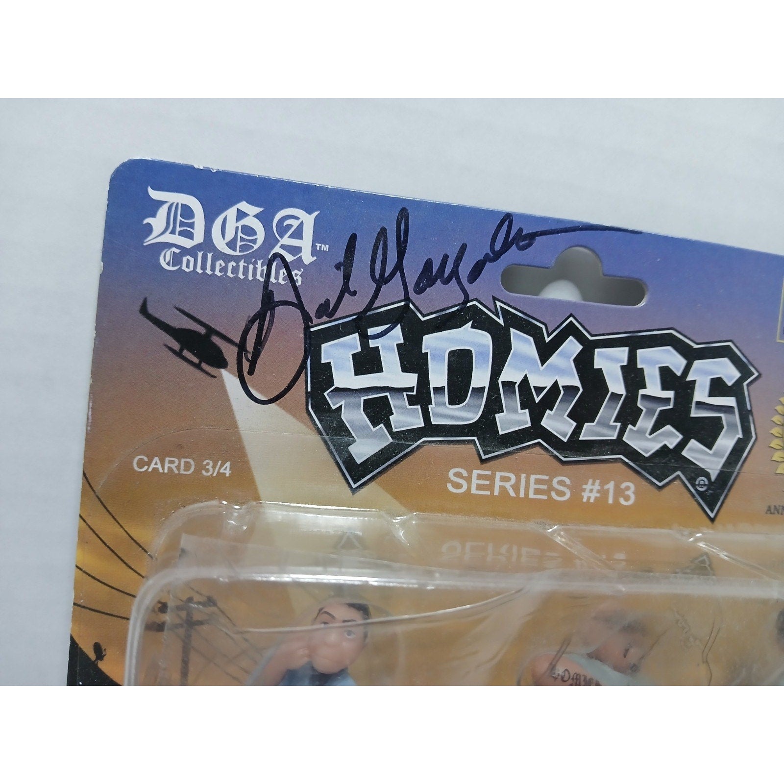 HOMIES SERIES 13 BLISTER CARD SIGNED BY DAVID GONZALES CREATOR OF HOMIES NEW