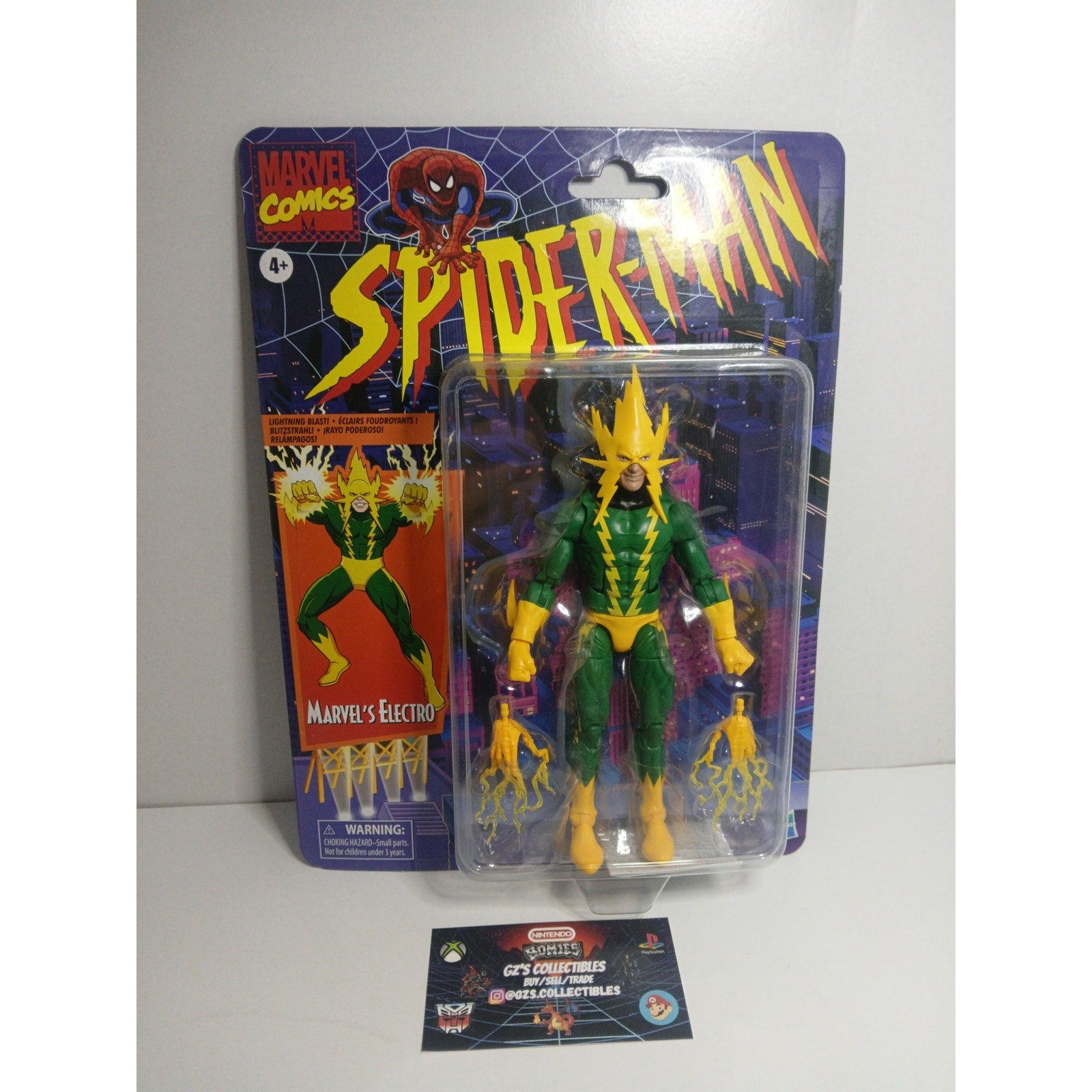 MARVELS ELECTRO HASBRO RETRO ACTION FIGURE MARVEL LEGENDS NEW SEALED