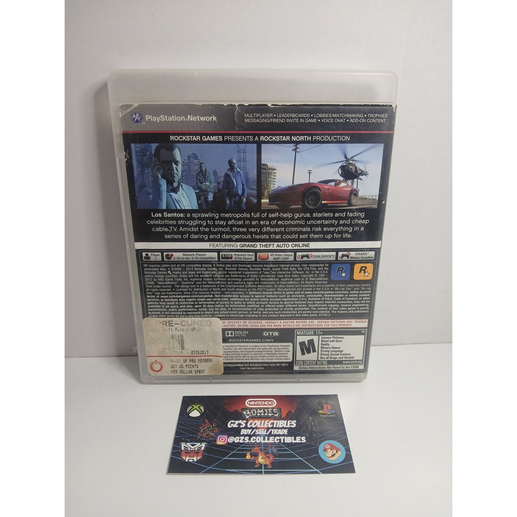 SONY PS3 GTA V CIB TESTED WORKING