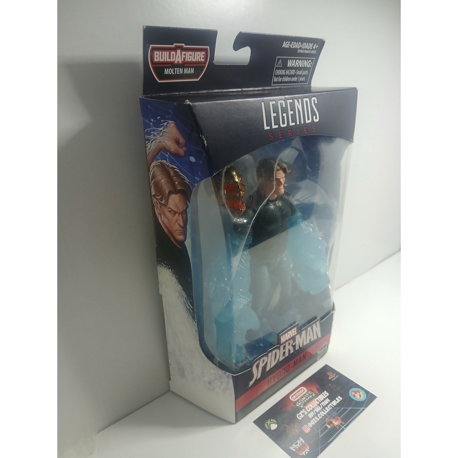 SPIDER-MAN HYDRO MAN (BAF) MARVEL LEGENDS NIB CIB (OPEN)