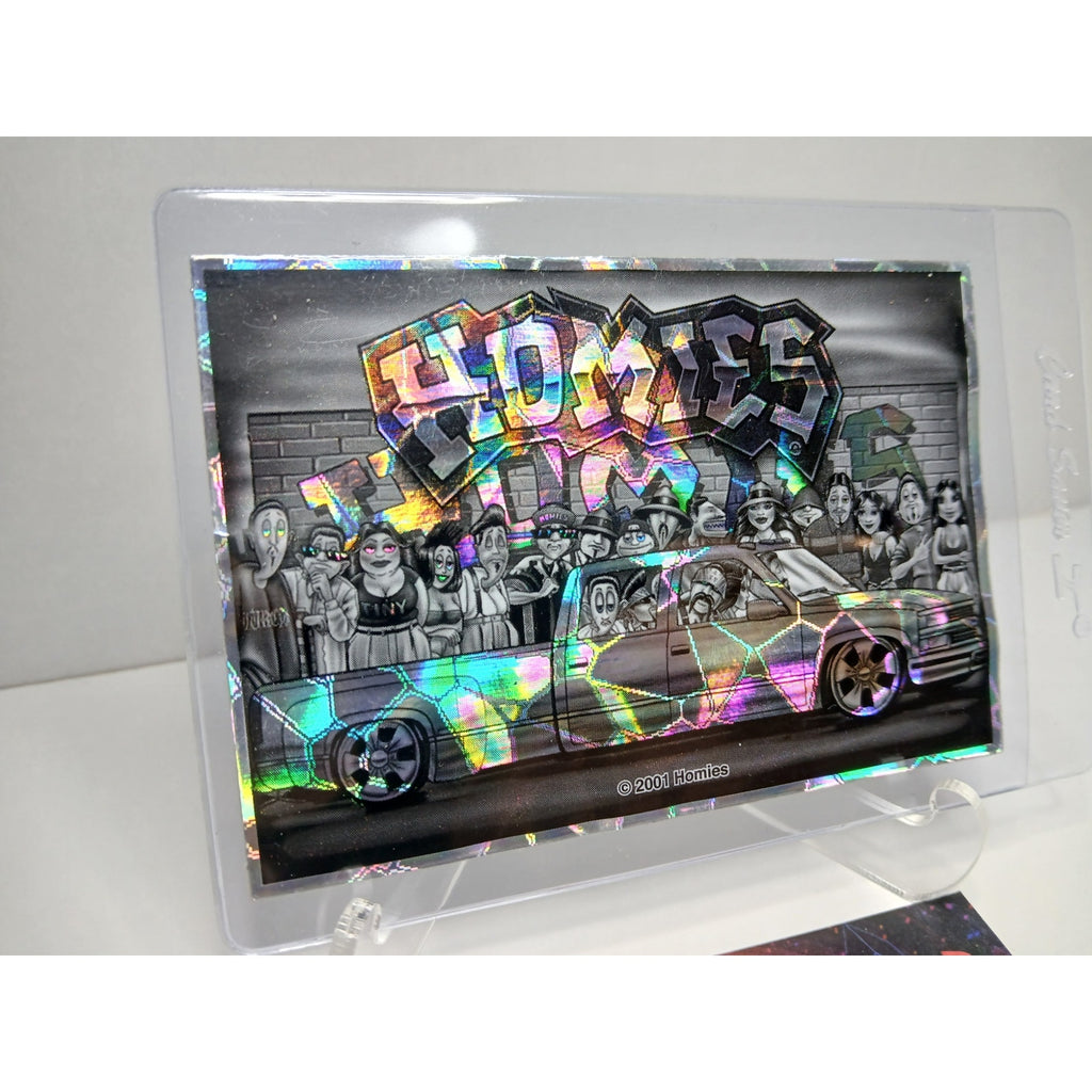 TRUCK LOW VINTAGE 2001 SERIES 2 HOMIES GONZALES GRAPHICS HOLOGRAPHIC STICKER