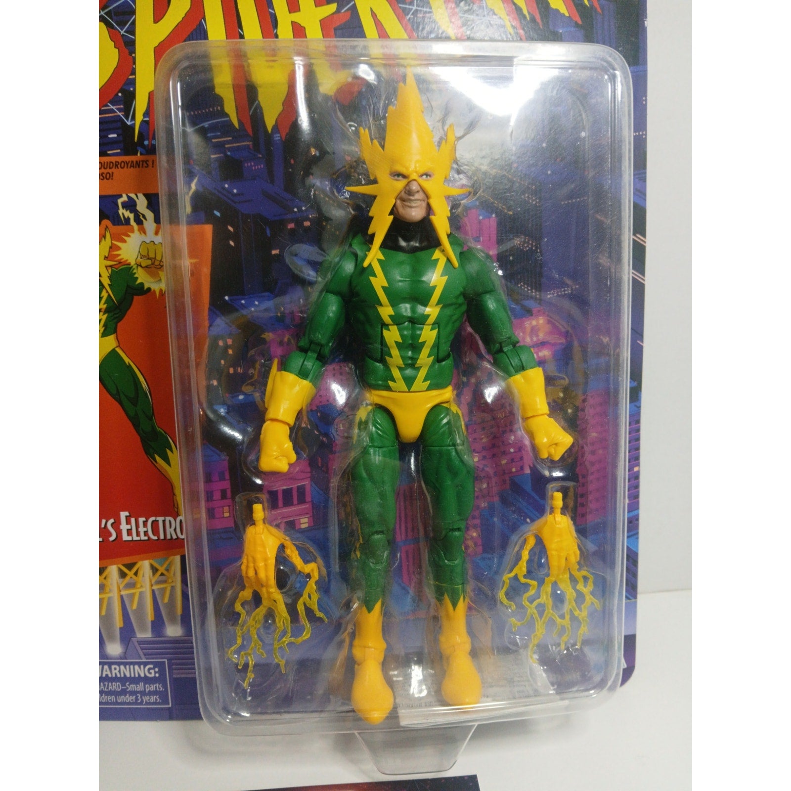 MARVELS ELECTRO HASBRO RETRO ACTION FIGURE MARVEL LEGENDS NEW SEALED