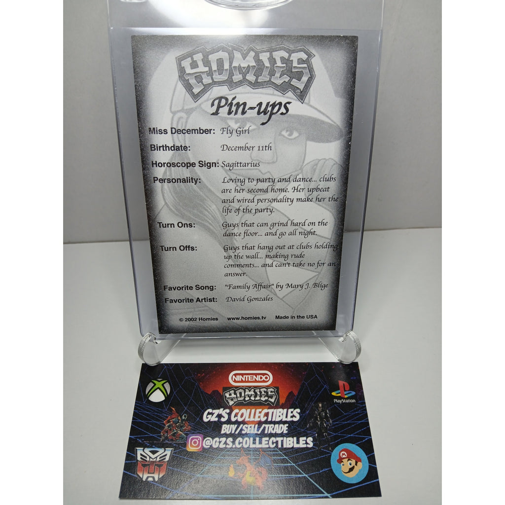VINTAGE 2002 PINUPS FLYGIRL HOMIES GONZALES GRAPHICS HOLOGRAPHIC STICKER DECAL