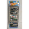Hot Wheels Batman 5 PK HTV44 DC Comics Batmobile Helicopter 1:64 Diecast Car New
