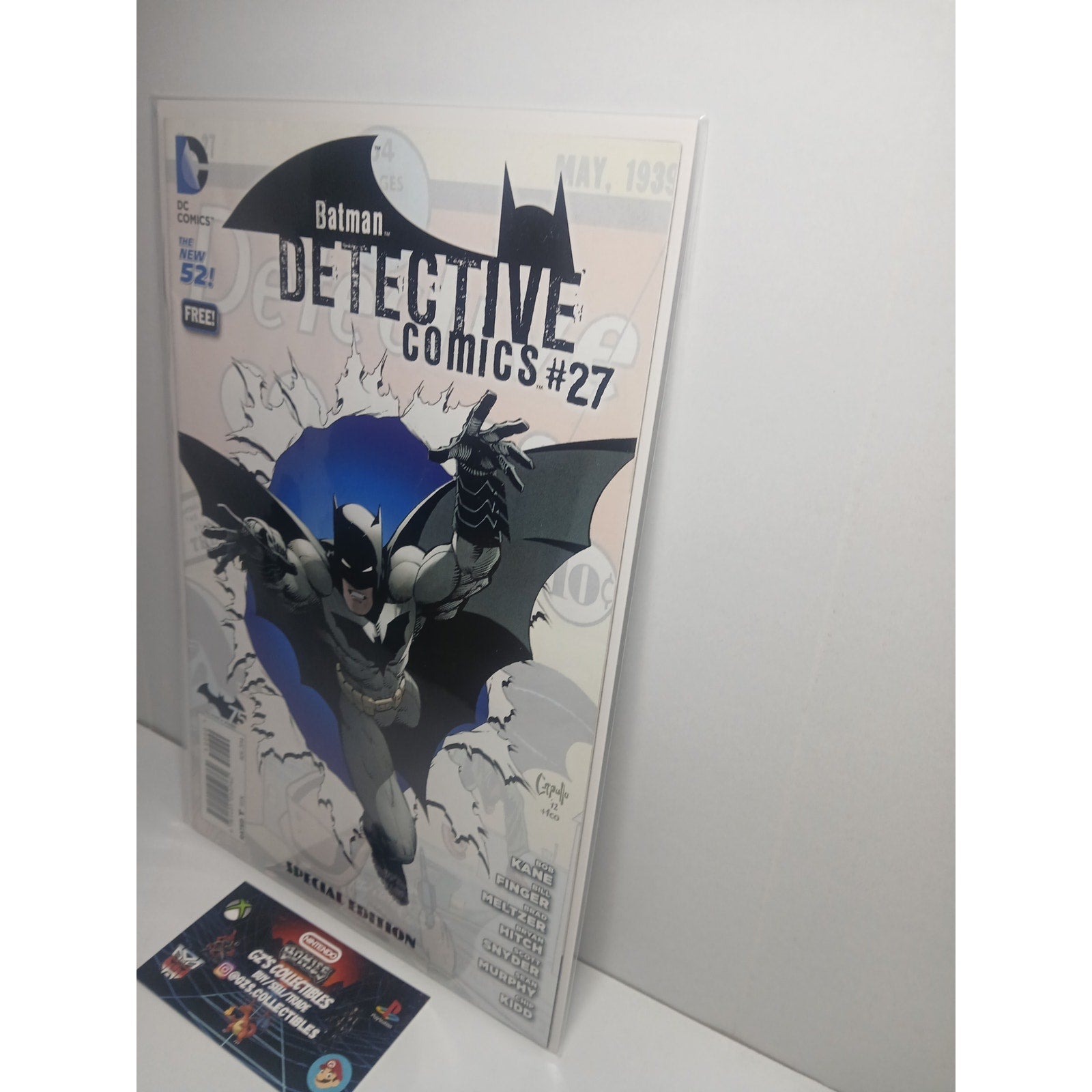 BATMAN DETECTIVE COMICS #27 SPECIAL EDITION DC COMICS NEW BAG/BOARD