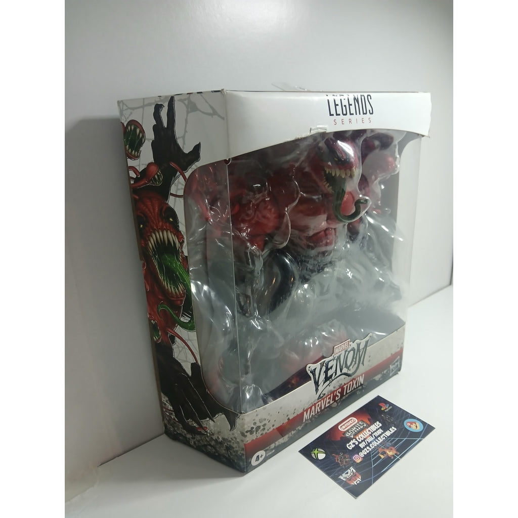 MARVELS VENOM TOXIN HASBRO ACTION FIGURE MARVEL LEGENDS MINT IN BOX (OPEN)