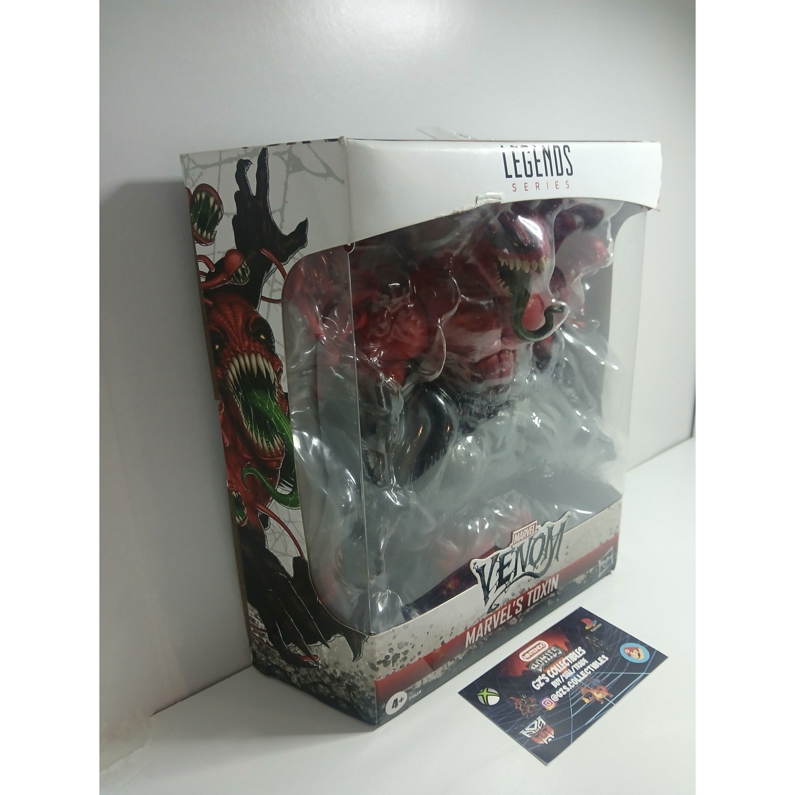 MARVELS VENOM TOXIN HASBRO ACTION FIGURE MARVEL LEGENDS MINT IN BOX (OPEN)